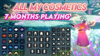 All my cosmetics || 7 months playing (Sky children of the light)