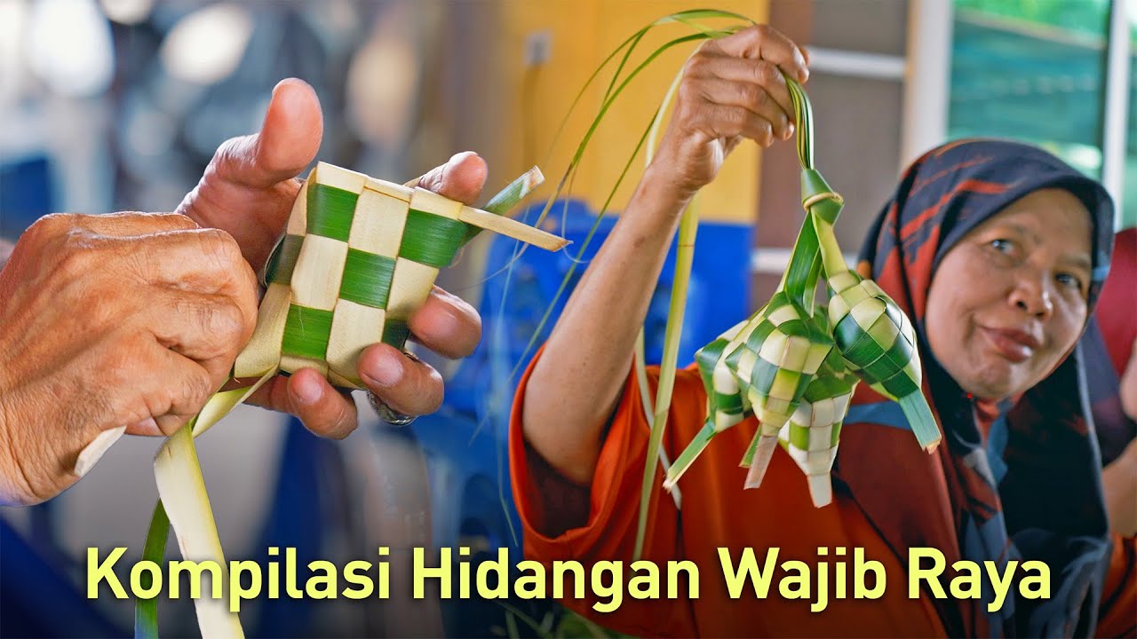 6 Makanan Tradisi Hari Raya di Malaysia | Ketupat, Rendang, Lemang, Serunding, Lontong & Laksa