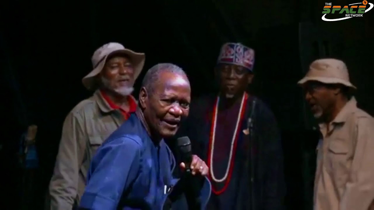Jimi Solanke performing Molo Soko at The Wole Soyinka Theater University of Ibadan