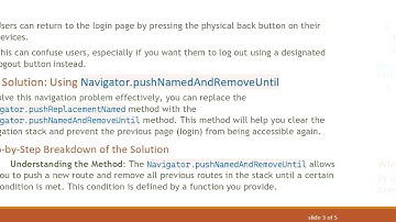 How to Prevent Back Navigation in Flutter using Navigator.pushReplacementNamed