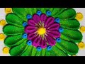 दसरा दिवाळी साठी सोपी रांगोळी Navratri Rangoli Design | Diwali Rangoli | Easy Rangoli #navratri #art