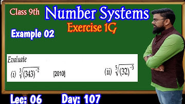 Rs Aggarwal Class 9 Exercise 1G Example 2 (i,ii) | Evaluate | Irshad Sir