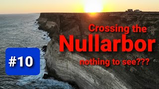 Crossing the Nullarbor #10. Cliff top camping,  Caves, old cars. Don't know why people rush past.