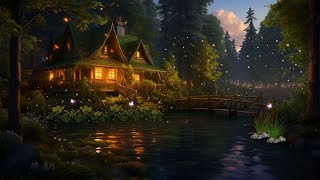 Fireflies & Crickets - Calming Nature Night Sounds & Sights for Sleep & Relaxation - 5 Hours