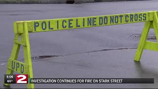 Officials investigating fire at abandoned building in Utica