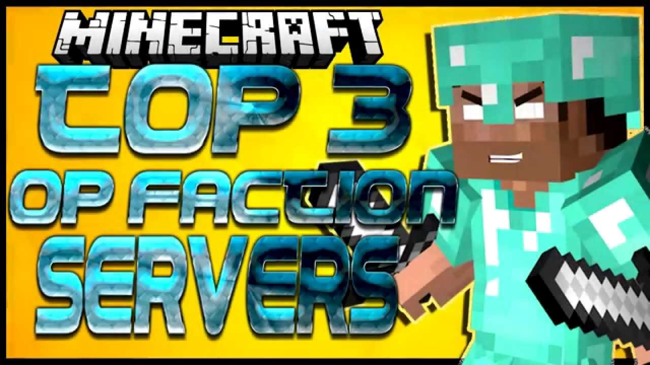 MINECRAFT: TOP 3 OP FACTION SERVERS 1.8/1.7.10 - YouTube