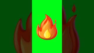 Fire Icon Green Screen Effects .