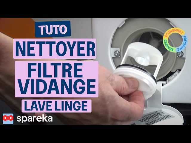 Comment nettoyer le filtre de vidange d'une machine à laver 