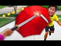 This UMBRELLA Cannot Be DESTROYED! (UNBREAKABLE UMBRELLA)