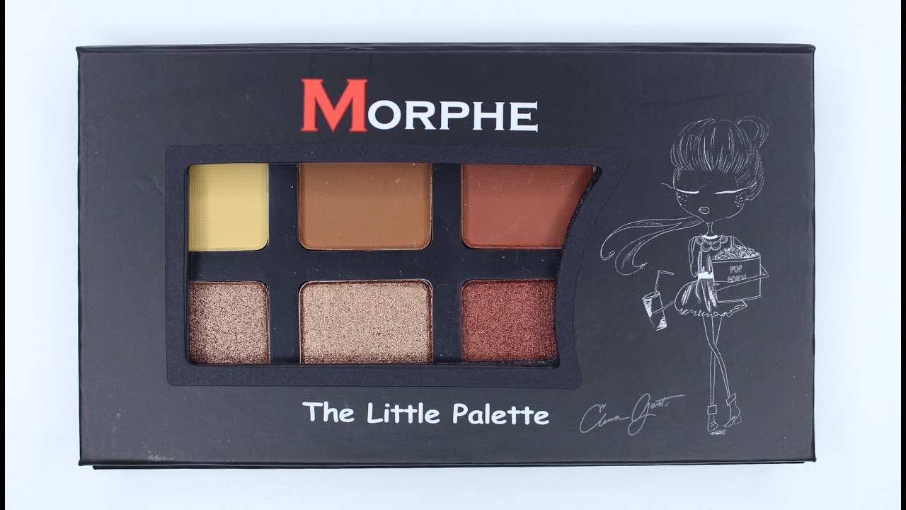 New Morphe Brushes COPPER POPPER Little Palette SWATCHES YouTube