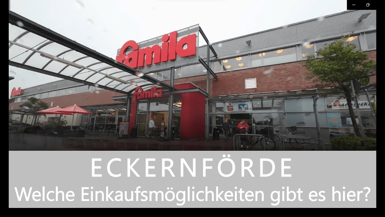 Wohnen in ECKERNFÖRDE, welche Einkaufsmöglichkeiten gibt es hier?
