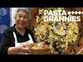 91 year old Bonaria makes fregula pasta with clams! | Pasta Grannies