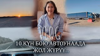 10 күн бою автоунаада жол жүрүү / Vlog / Гүлзаир Сагынова