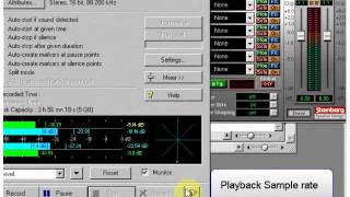 Playback 44.1 / Recording 88.2 in Wavelab