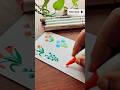 Series 7/10 : 6 types of flower drawing technique #art #artshorts #painting #floralpainting