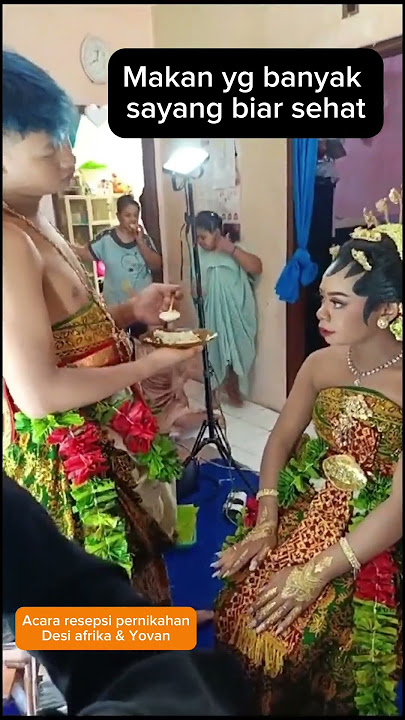Acara resepsi peenikahan desi afrika & yovan