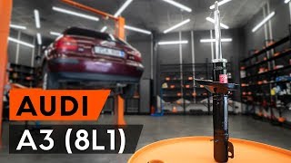 How to change Struts and shocks on AUDI A3 (8L1) - online free video