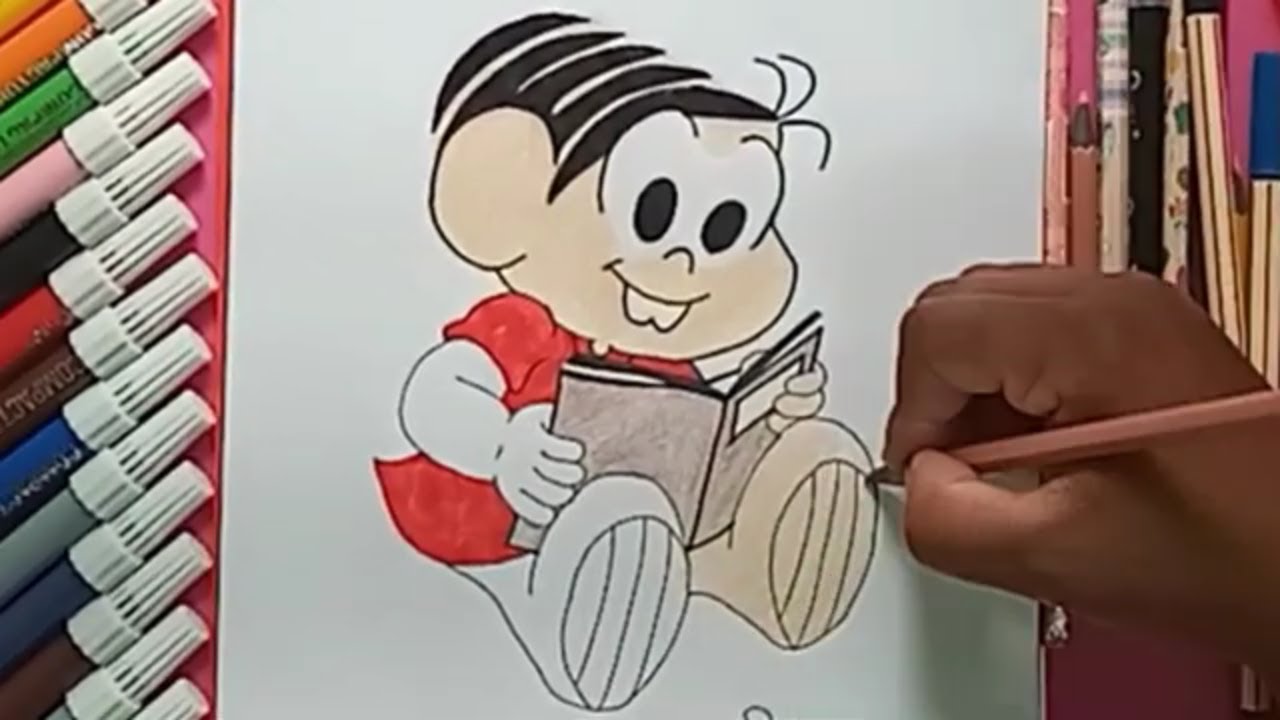 Como Desenhar a Mônica Fácil Turma Da Mônica - YouTube