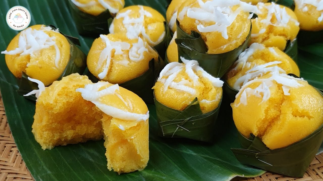 หอมม... นุ่มมม... ขนมตาล ขนมไทยที่กลิ่นหอมๆ  ก็อยากกินทุกครั้ง (Toddy Palm Cake)