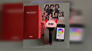 Kpop BABYMONSTER Official Lightstick with Bluetooth BAEMON Concert Hand Lamp Fla