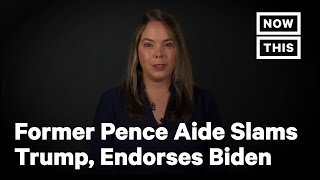 Former Pence Staffer Slams Trump and Endorses Biden in New Ad | NowThis