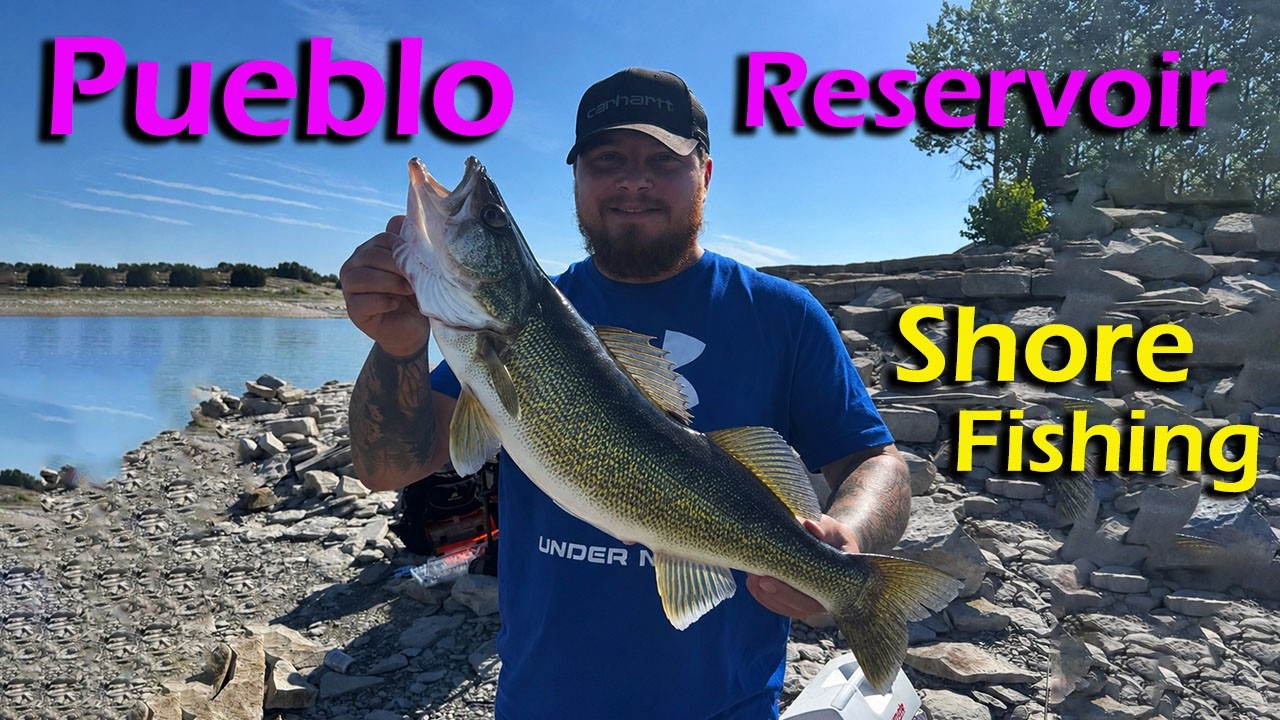 Shore Fishing Pueblo Reservoir for Walleye Bass and More Lake Pueblo