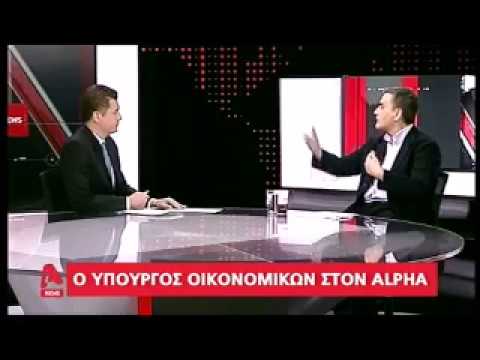 Ο Ευ. Τσακαλώτος στον Alpha