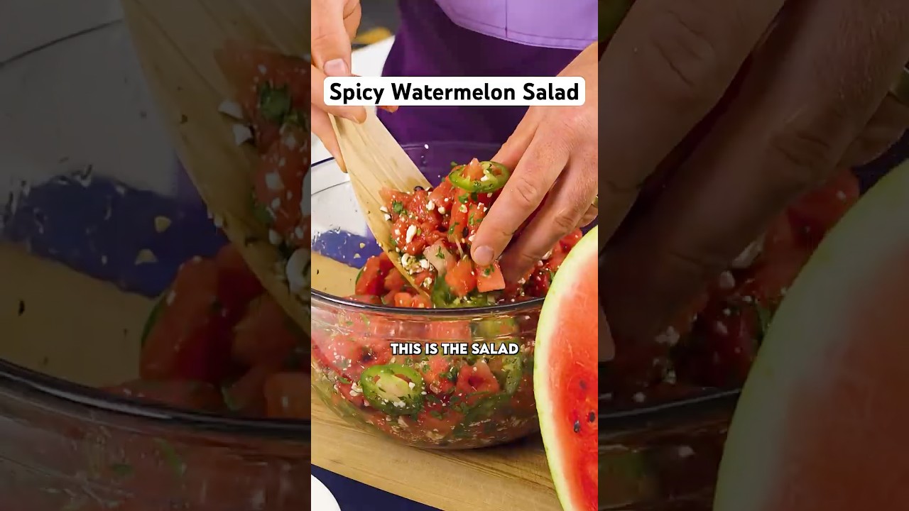 This Summer’s Viral Salad…Spicy Watermelon!
