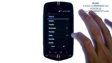 Casio Commando 4G - How Do I Set an Alarm