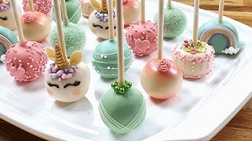 How to make Cake Pops at Home🍭Cake pop Decorating Tutorial