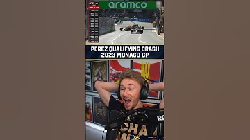 Perez Qualifying Crash Live Reaction - 2023 Monaco Grand Prix