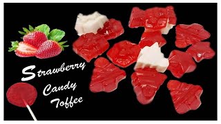 Strawberry Candy Toffee Recipe II  बिना फेल सिर्फ़ 20 मिनट में बच्चों की फेवरेट कैंडी बनाये