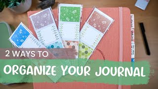2 Ways to Organize Your Bible Verse Mapping Journal | Sticker Tab System