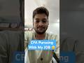 Start CFA Study While Working