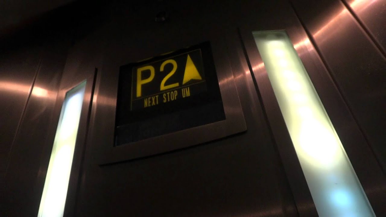 Otis Traction elevators at Churchill Square Car Park, Brighton