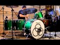 Led Zeppelin - Immigrant Song (Live) w/o Music - Drum Cover - Vintage Ludwig Green Sparkle Drum Kit
