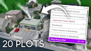 Showing ALL of My Plots in Bloxburg