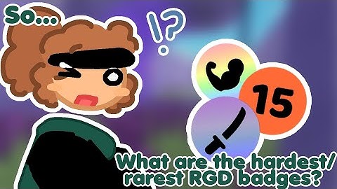 So... what are the hardest/rarest RGD badges? — Randomly Generated Droids