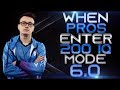 DOTA 2 - WHEN PROS ENTER 200 IQ MODE 6.0! (Smartest Plays & Next Level Moves By Pros)
