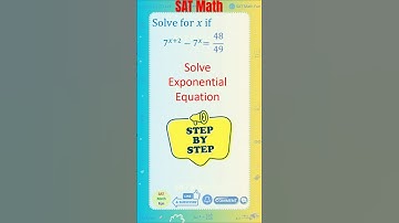 Solve this Exponential Equation Step-by-Step – No Stress! #satmathhacks #satmathtricks #exponents