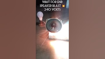 first time speaker 🔊 blast nhi hua tha is video ma blast ho gaya 💥⚡#experiment #electroexperiment