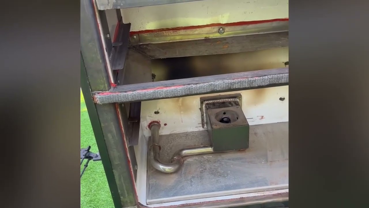 Pellet Smoker Built From a Vintage Refrigerator