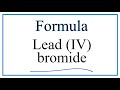 Lead and Bromine Compounds