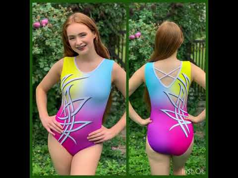 ❤️ GYMNAST KARINA models the new Arete leotard collection