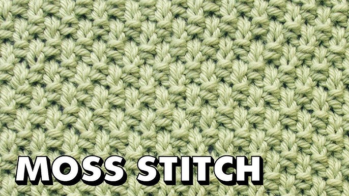 How to knit a super easy Knit and Purl stitch pattern