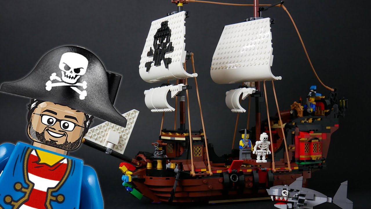 LEGO Creator 31109 Le Bateau Pirate 3 en 1