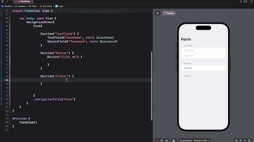 SwiftUI Forms and Controls: Building Interactive UIs | SwiftUI Tutorial