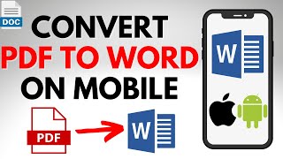 How to Convert PDF to Word Doc on Mobile - iPhone & Android screenshot 5