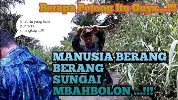 MANUSIA BERANG BERANG "SUNGAI MBAHBOLON" ...!!!