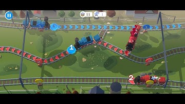 Train Conductor World (by The Voxel Agents) - arcade game for Android and iOS - gameplay.